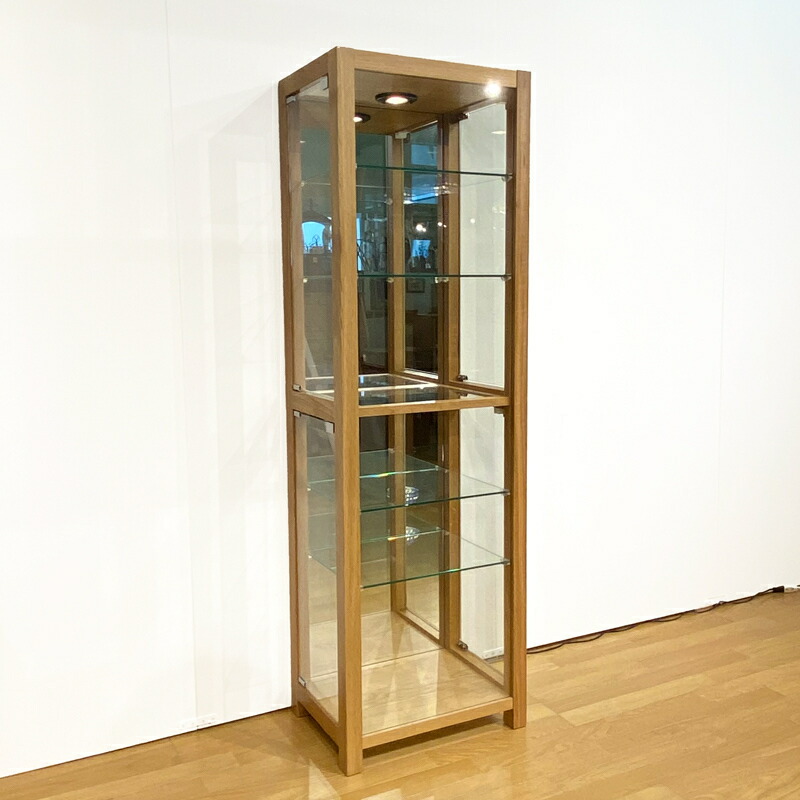 楽天市場】飾り棚 コレクションケース ショーケース オーク無垢 日本製
