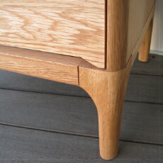 楽天市場】チェスト おしゃれ 電話台 花台 4段チェスト オーク無垢