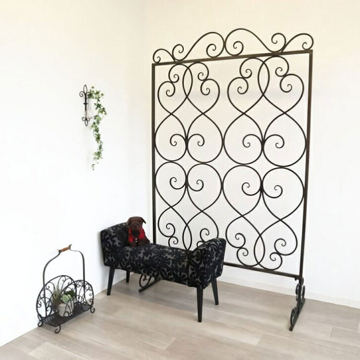 フラワービーズ☆パーテーション☆アイアン☆3連☆1個 フラワービーズ