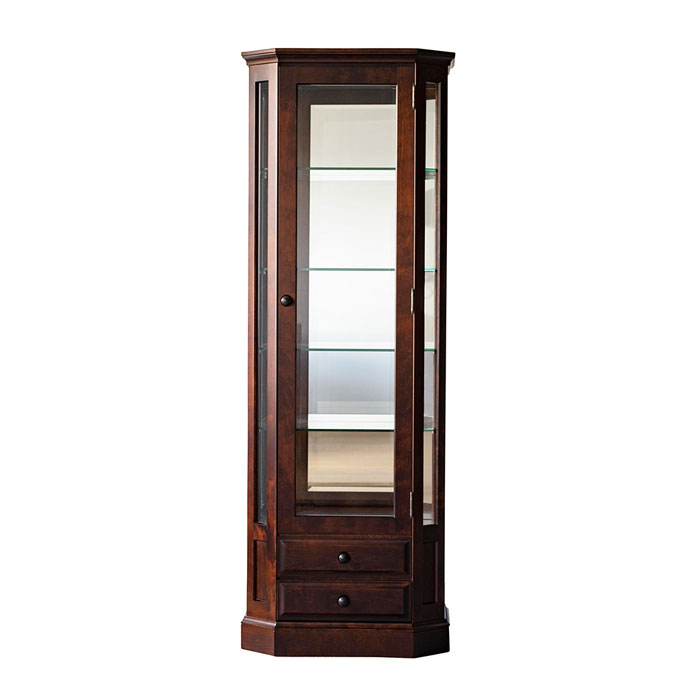 ダニエル 木製 八角形 キュリオケース ガラスケース ディスプレイ