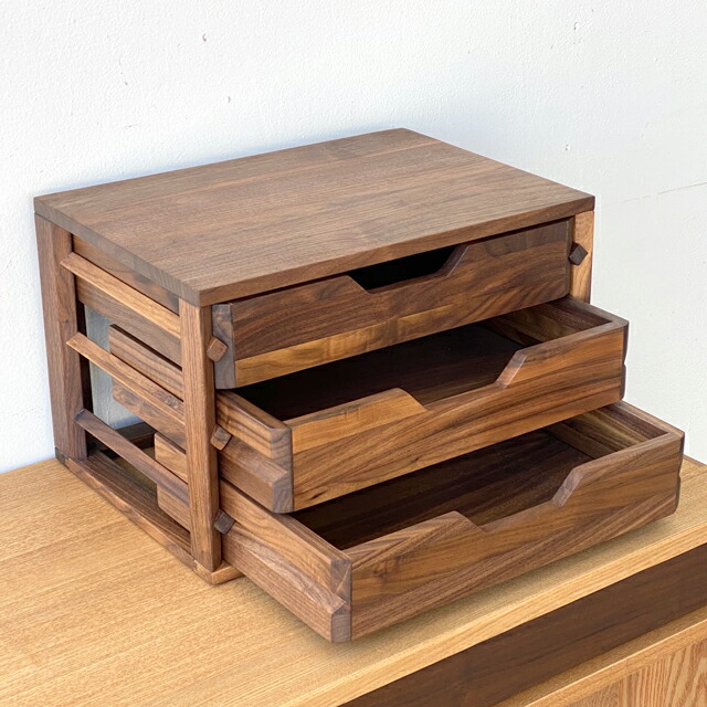 楽天市場】レターケース A4 収納 木製レターケース ウォールナット無垢