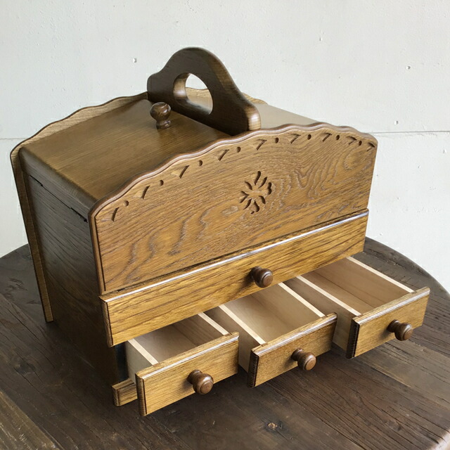 楽天市場】ソーイングボックス 裁縫箱 ソーイングセット 木製 おしゃれ