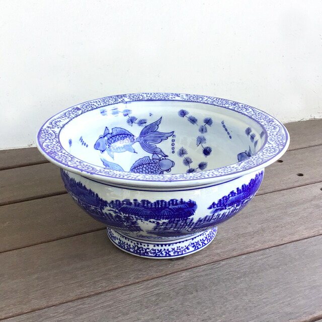 楽天市場】陶器鉢 水鉢 睡蓮鉢 メダカ鉢 金魚鉢 陶器 めだか鉢 鉢 陶器