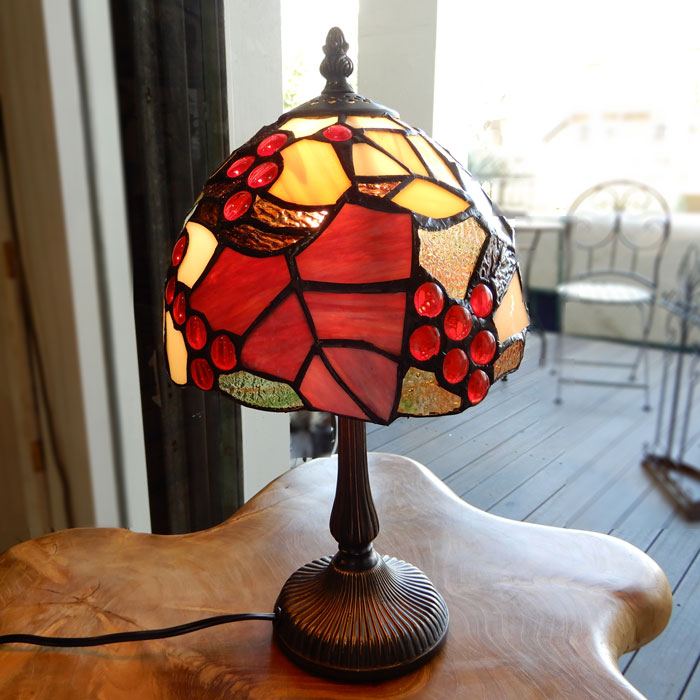 楽天市場】ステンドグラスランプ ステンドランプ おしゃれ 葡萄 ぶどう