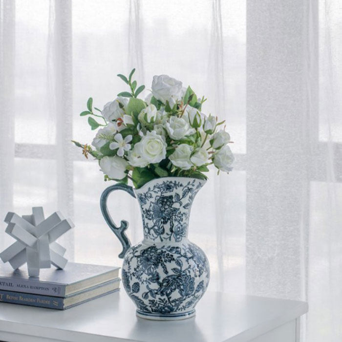 楽天市場】壺 壷 つぼ フラワーベース 蓋付き フタ オリエンタル 置物