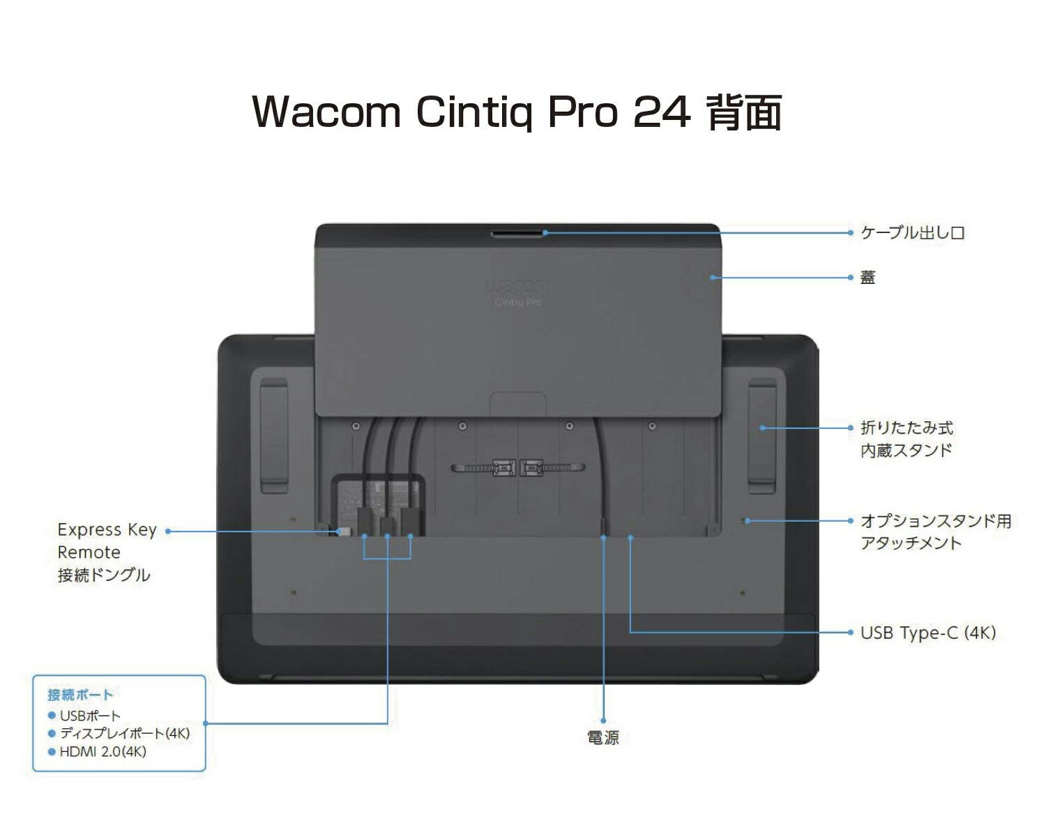 Cintiq Pro24 DTH-2420＆Ergo stand タッチ機能付き