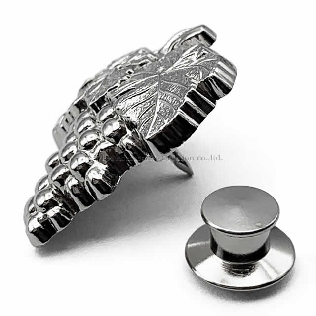 楽天市場】ピンバッジ ピンズ 葡萄シルバー ソムリエバッジ ZW082PI