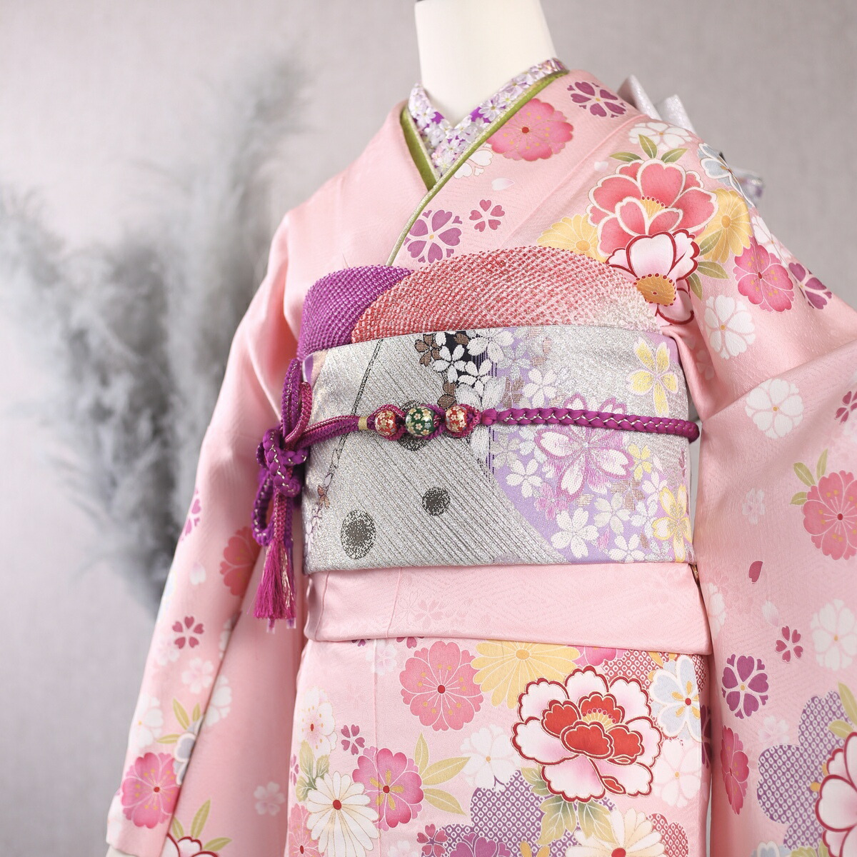 楽天市場】【中古】振袖 6点セット L〜LLサイズ 振袖セット 振袖フル