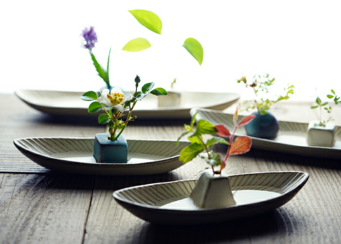 楽天市場】【max30%offクーポンあり】益子焼の花留め ～花あそび