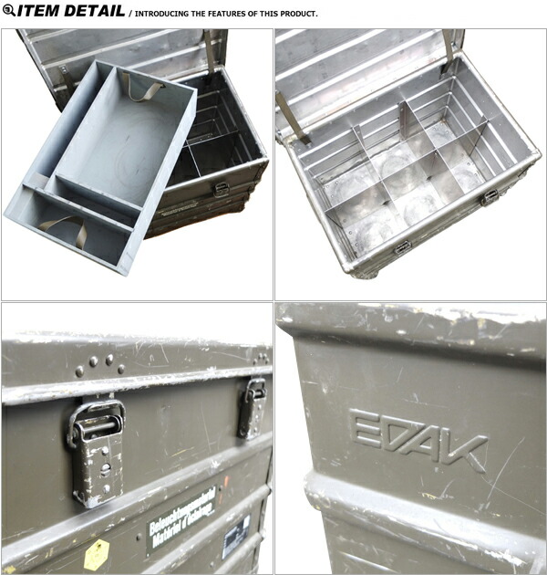 楽天市場】実物 スイス軍 A-10 EDAK社製 アルミボックス USED