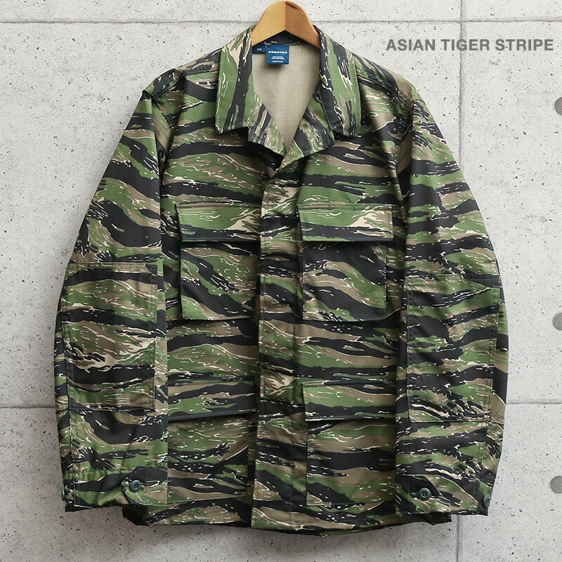 美品️PROPPER/ガンジャケット、ミリタリーベスト 厚手迷彩服 上セット