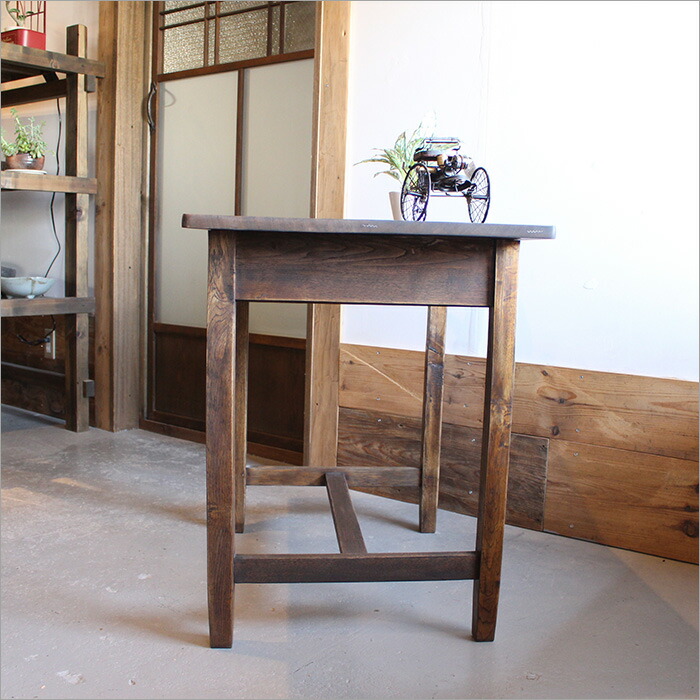 楽天市場】【1点モノ】古民具 ワークデスクとチェアのセット W90cm