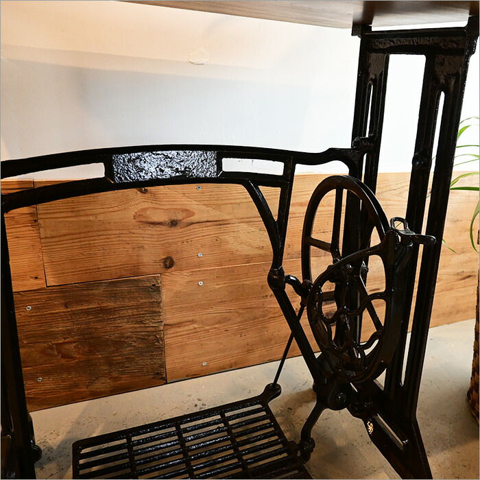 楽天市場】1点物 日本製 足踏みミシン リメイク カフェテーブル ミニ