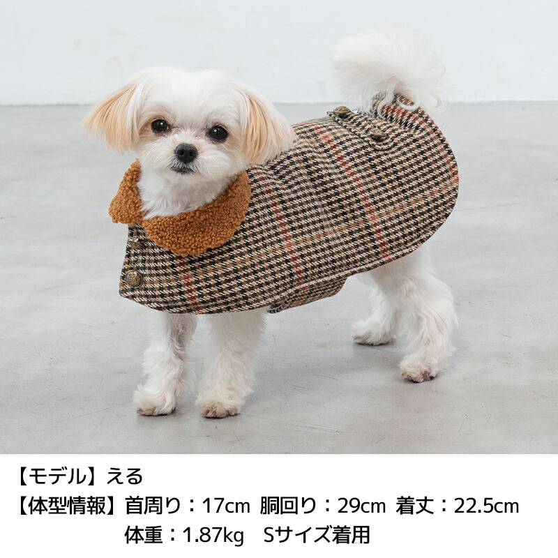 楽天市場】グレンチェック柄マント XS/S/M/L/XL/XXL TINOTITO -ティノ