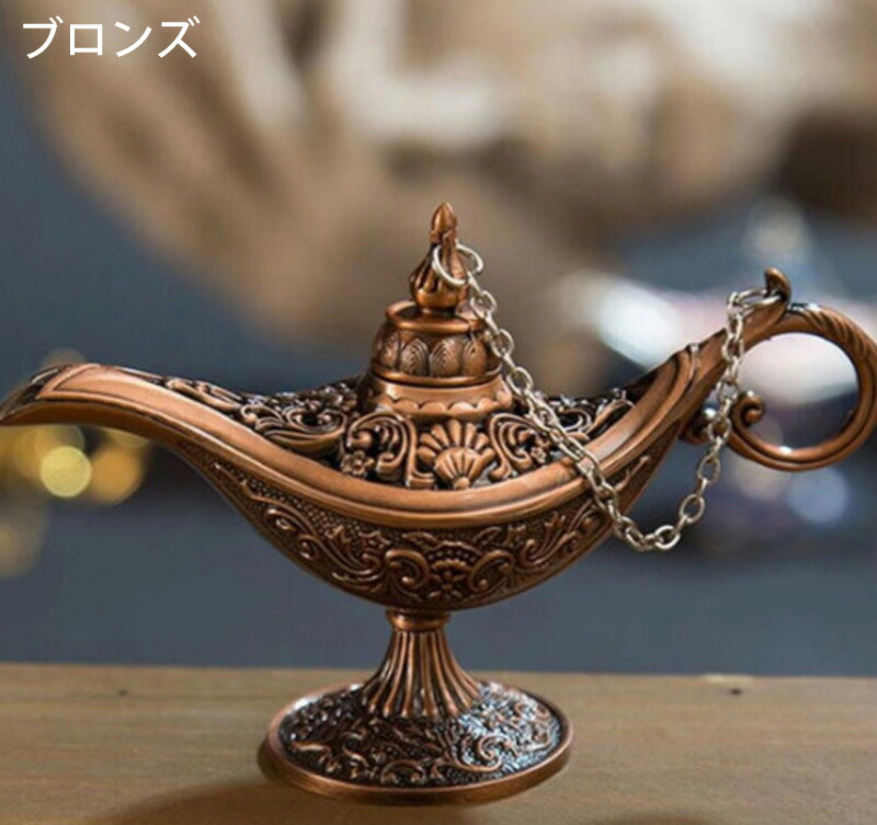 博物館級】アンティーク 中世 イスラム ブロンズ オイルランプ