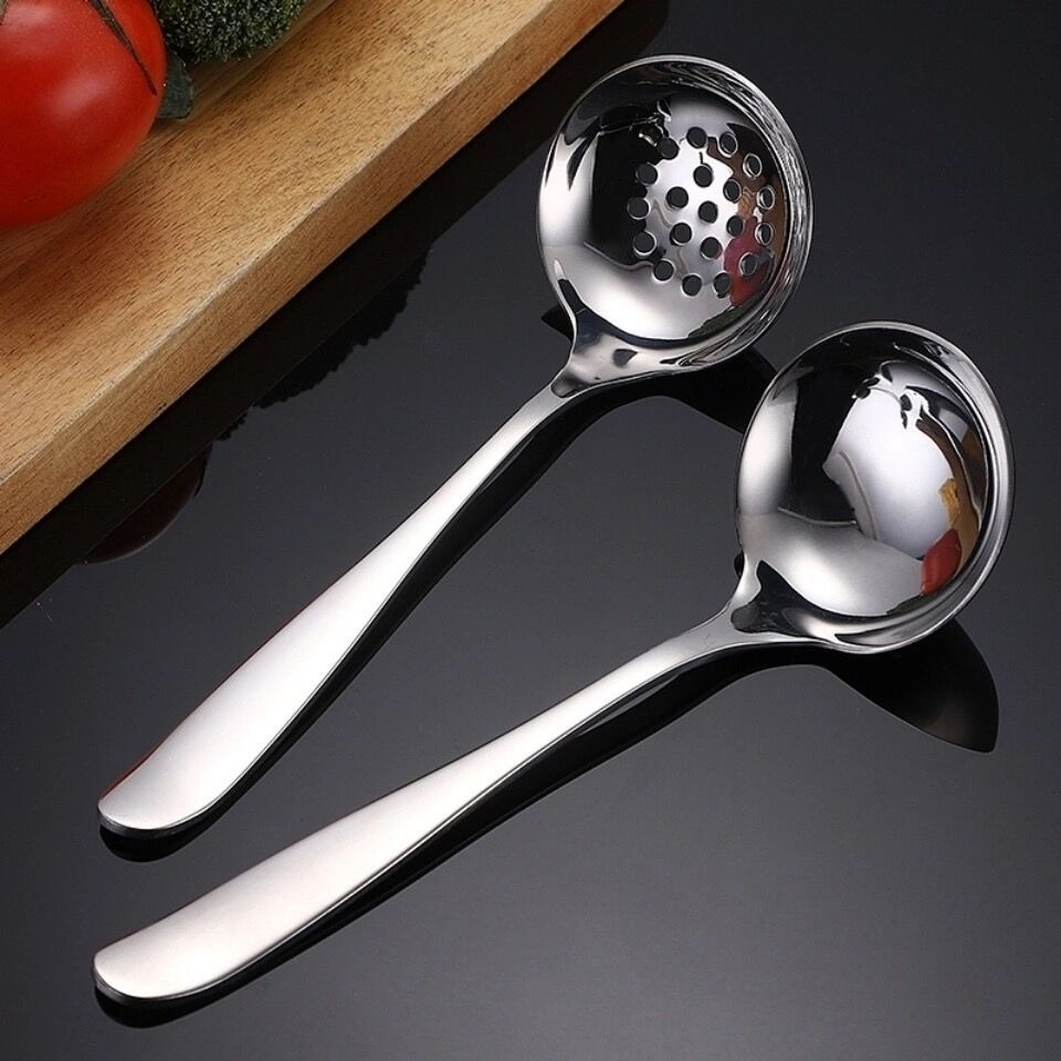 楽天市場】【2本セット】 スプーン 穴あきお玉 セット 304ステンレス