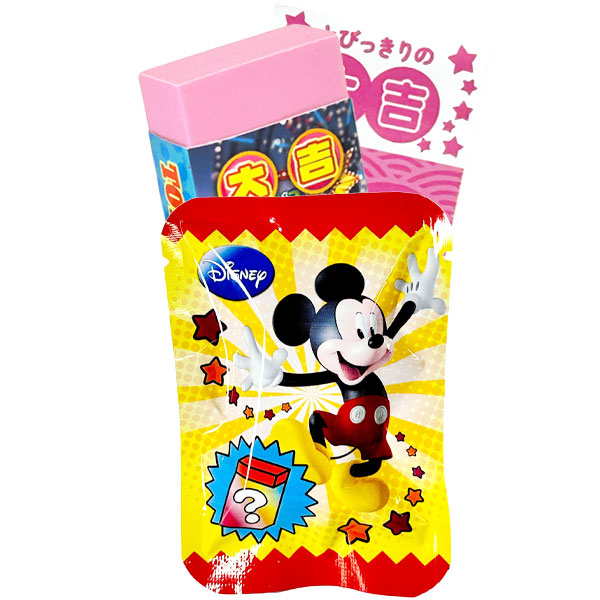 楽天市場】開運おみくじディズニー消しゴム 30個入り 当てくじ