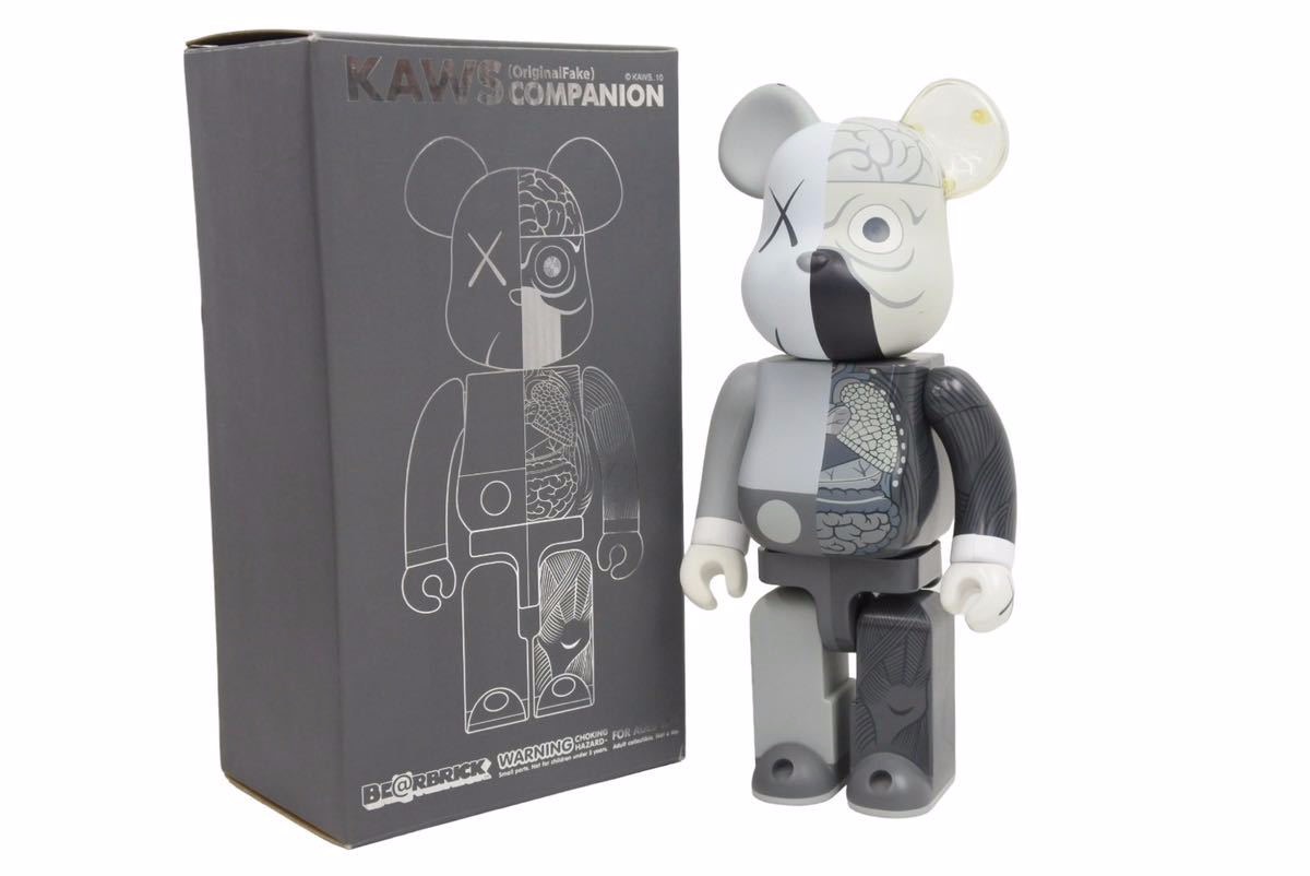 楽天市場】KAWS カウズ BE@RBRIK グレー COMPANION 人体模型 400