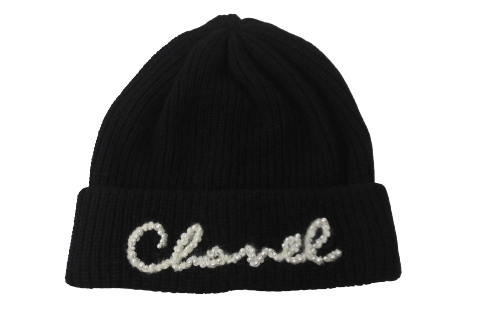 楽天市場】極美品 CHANEL シャネル ニットキャップ ニット帽 帽子 ユニ