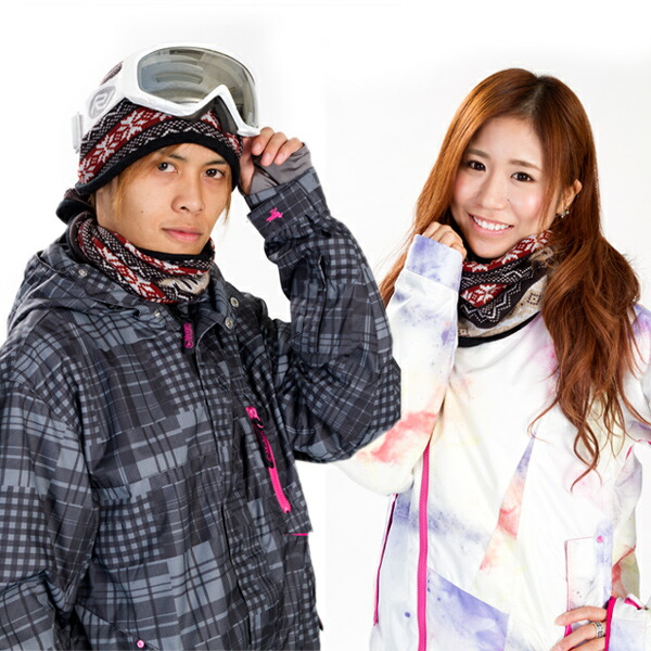 楽天市場】【ロングループマフラー】首と頭を同時に防寒できる驚異の