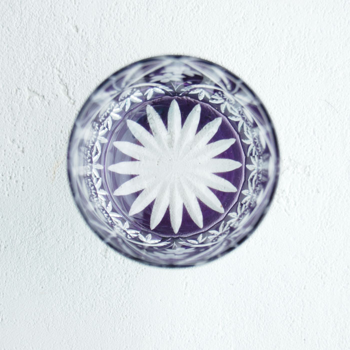 楽天市場】江戸切子 花籠文様 ミニオールド 1客 m-3067-v ウイスキー