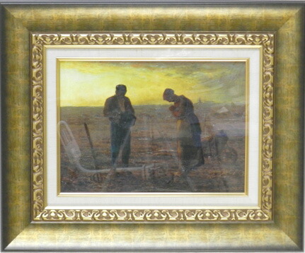 楽天市場】絵画 名画 額装作品晩鐘（ジャン＝フランソワ ミレー）F4