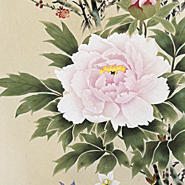 中堂精品 白い花の掛軸 中堂精品 白い花の掛軸 中堂精品 白い花