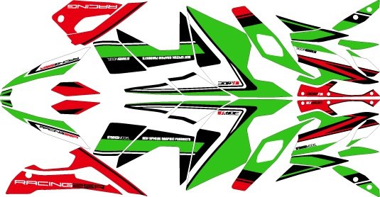 楽天市場】MDF エムディーエフ グラフィックキット アタッカーモデル