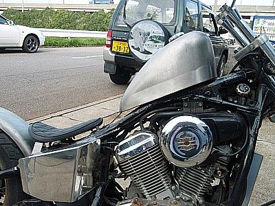 楽天市場】部品屋K&W ハイマウントスポーツスタータンク スティード400