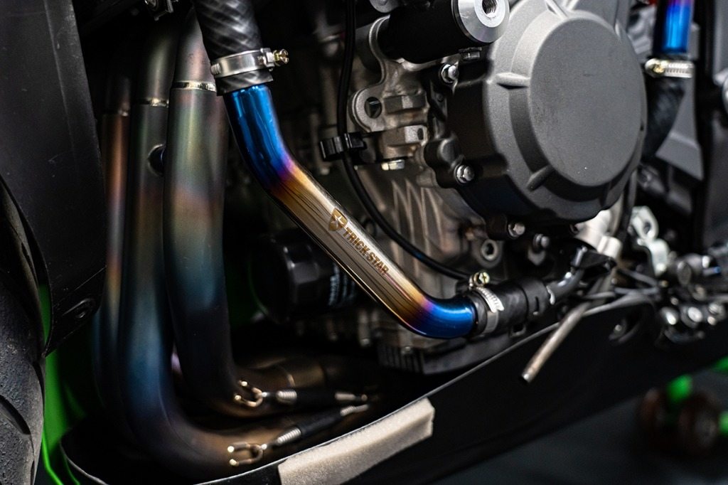 楽天市場】TRICKSTAR トリックスター チタンラジエターパイプ Ninja ZX