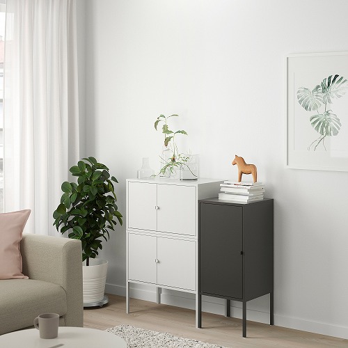 ✰IKEA イケア LIXHULT リックスフルト キャビネット 2台セット 楽天