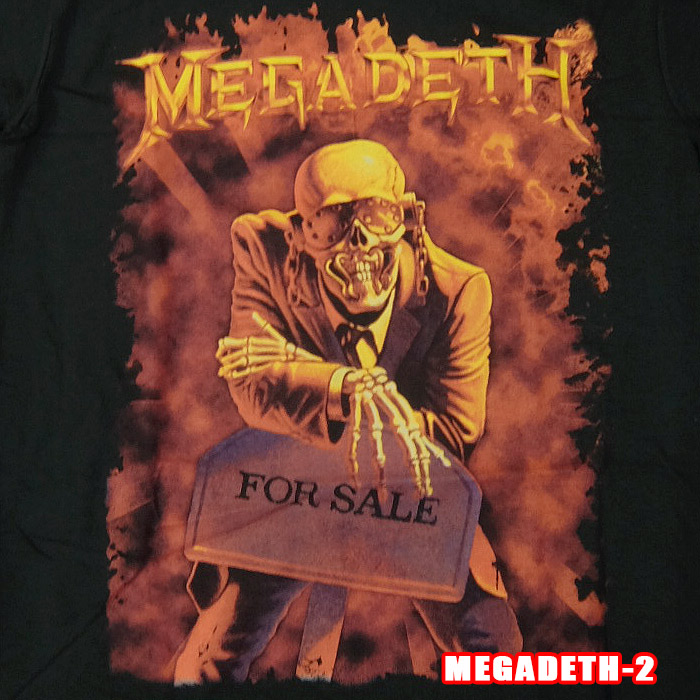 楽天市場】ROCK TEE MEGADETH-2[メガデス] PEACE SELLS ロックTシャツ