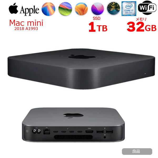 再値下Mac mini 2018 i7/64GB/2TB/10Gbps 訳有 再値下Mac mini 2018 i7