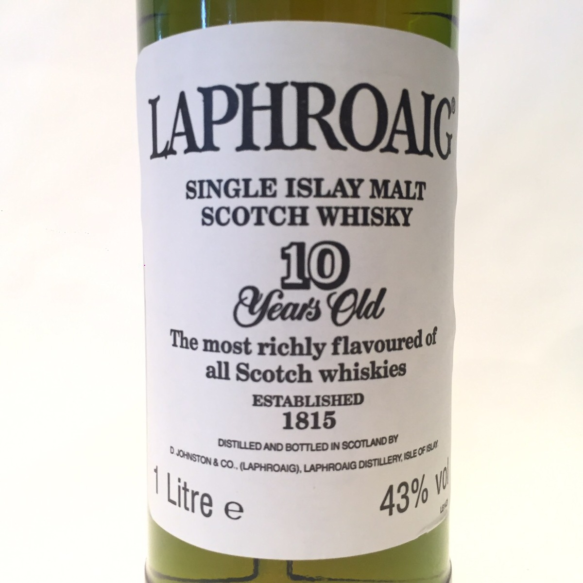 楽天市場】ラフロイグ Laphroaig Original Bottling 10 Years old 43