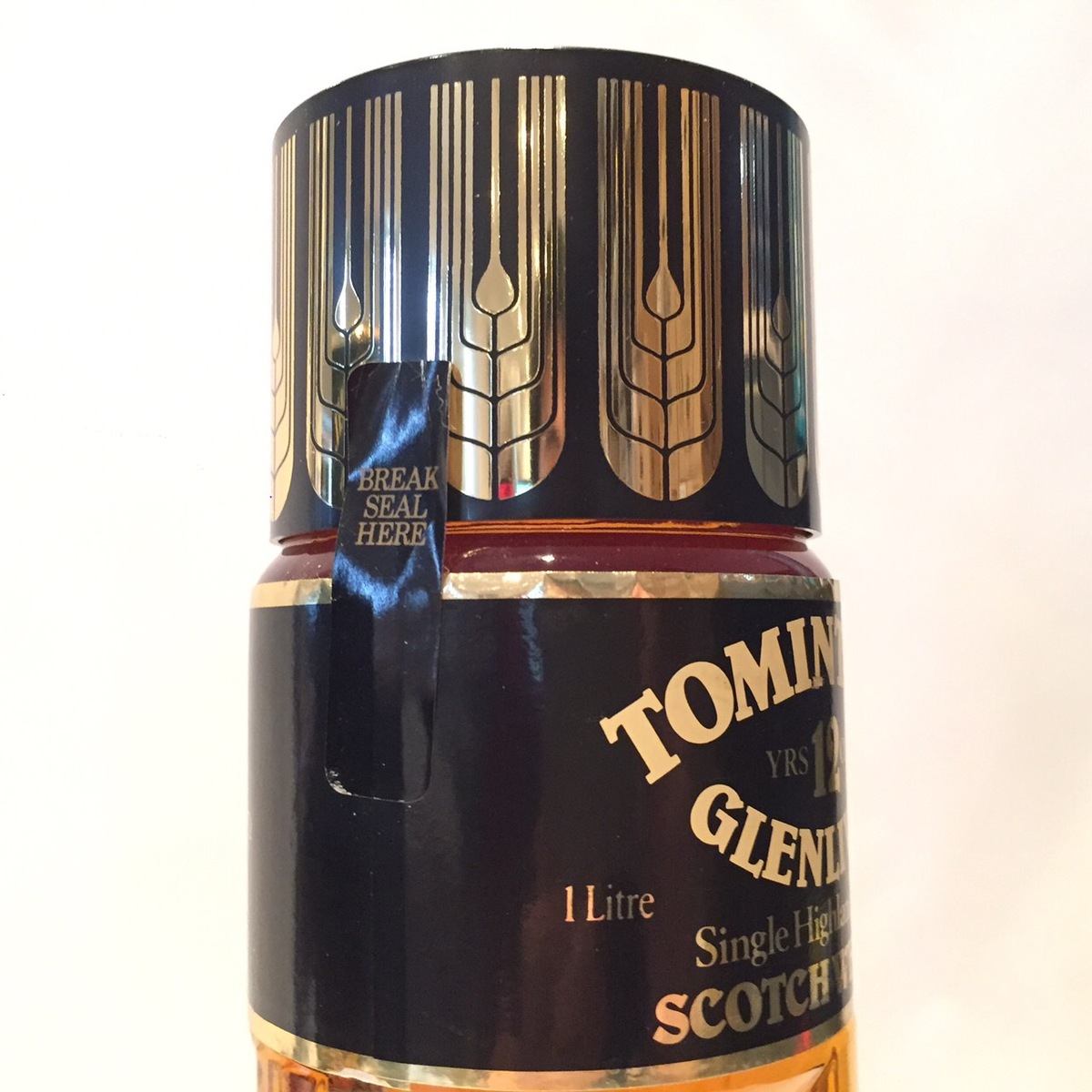 古酒】1ℓ ウイスキー トミントール グレンリベット 43% 未開栓 洋酒