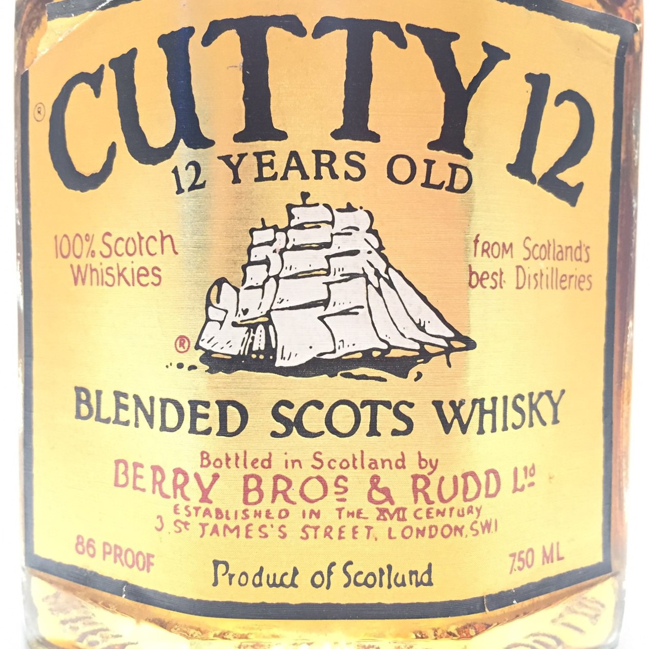 楽天市場】特級カティサーク 12年カティ 12CUTTY SARK12 YEARS