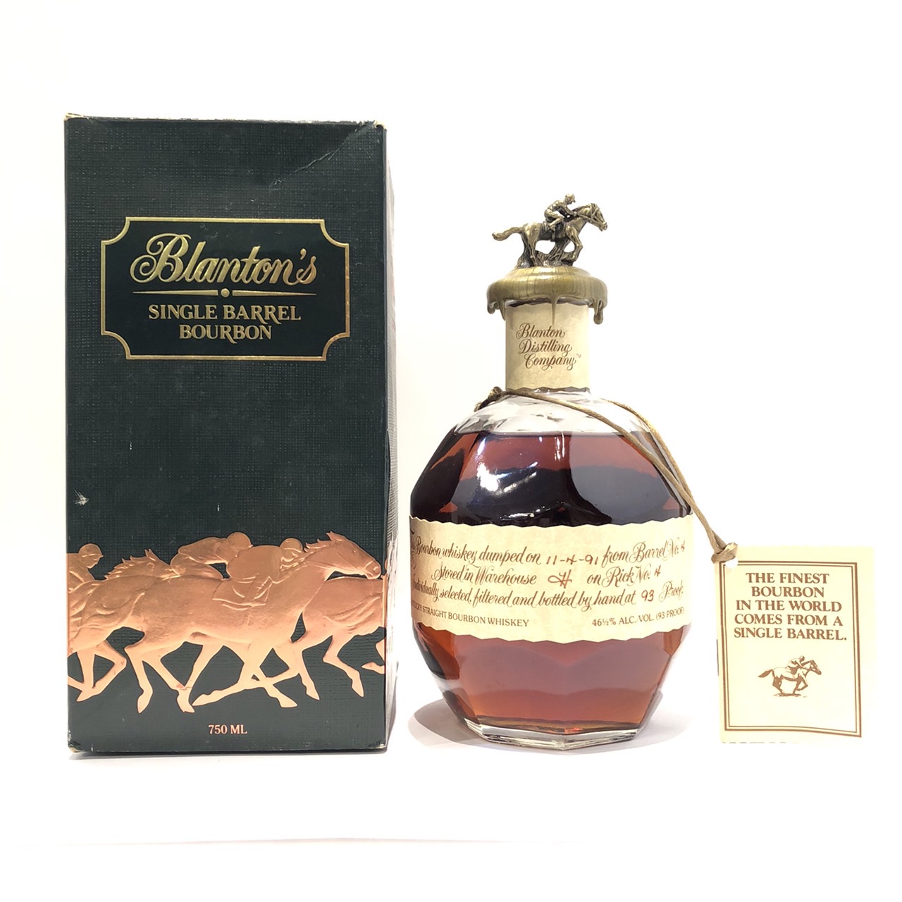 楽天市場】ブラントン 1991樽ナンバー 4ボトルナンバー 105Blanton's