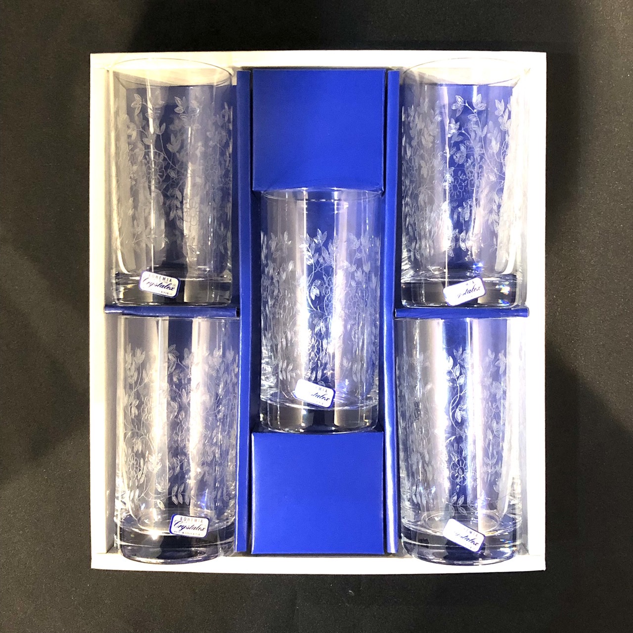 Bohemia Glass クリスタルグラスセット 5点亲新品未使用 【公式通販】
