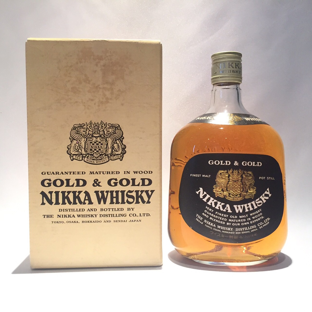 楽天市場】特級ニッカゴールド＆ゴールドNIKKAGOLD＆GOLD43％ / 760ml
