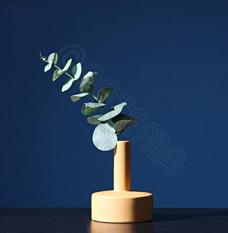 幾何学模様の現代アート陶器花瓶 Amazon.co.jp: 創造的な幾何学模様の