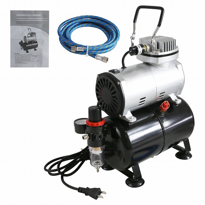 楽天市場】エアコンプレッサー 3L 3リットルタンク 空気圧力