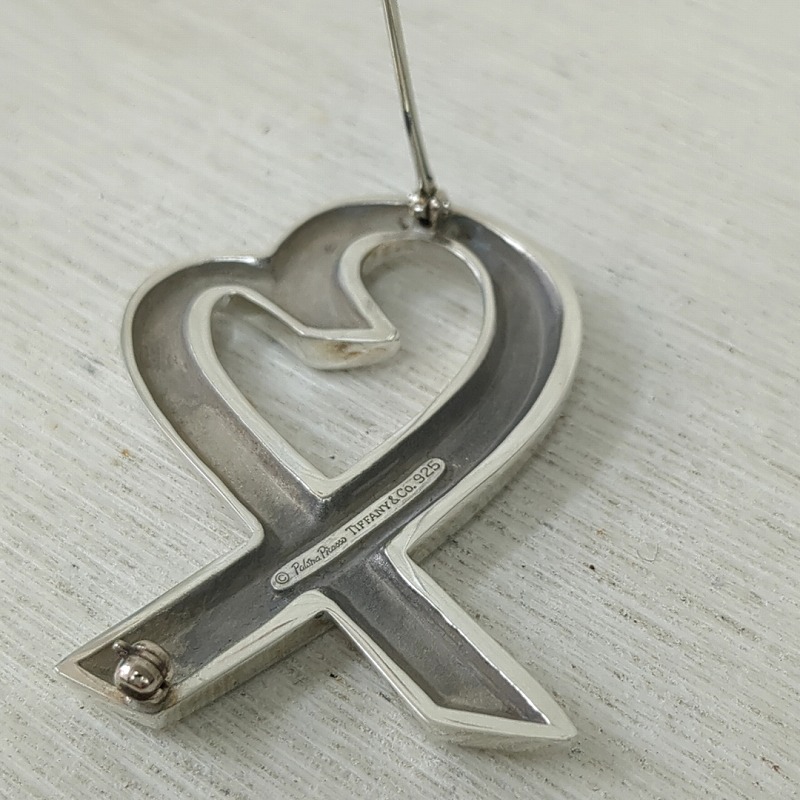 楽天市場】Tiffany & Co. ティファニー ラビング ハート ブローチ