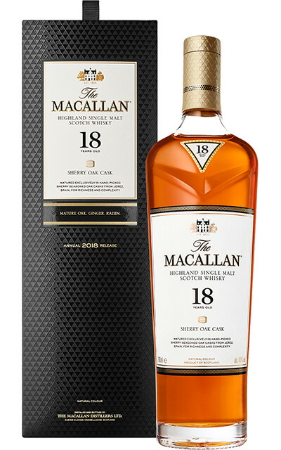 注目 ザ マッカラン 18年 1989 シェリーオークカスク 700ml 43% 箱