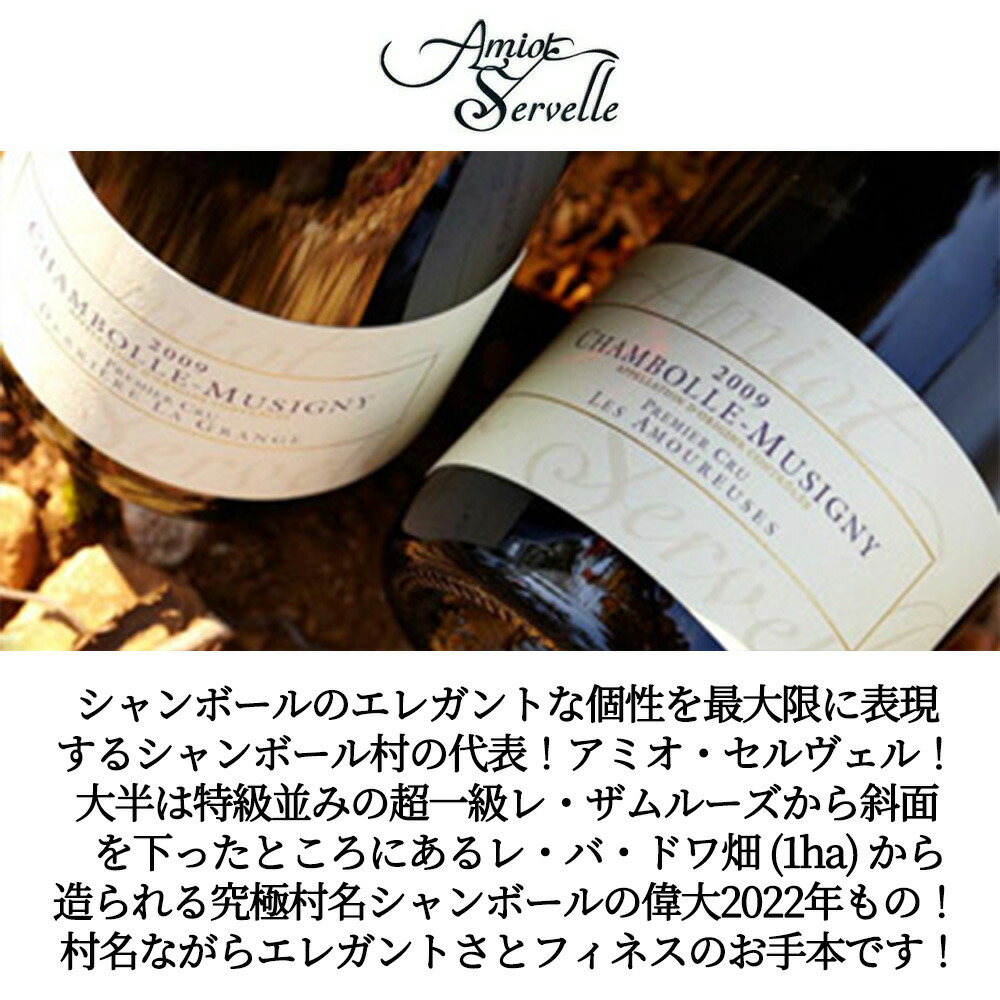 アミオ・セルヴェル シャンボール・ミュジニー PC レ・プラント 2014