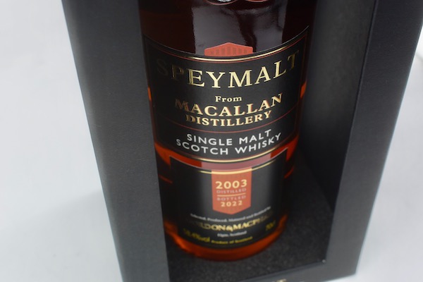 楽天市場】スペイモルト・フロム・マッカラン 2003年 58.4% / ゴードン