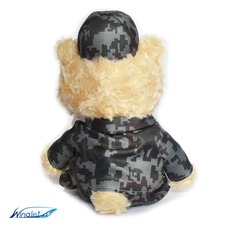 楽天市場】ラッピング 無料 航空自衛隊 デジタル 迷彩 テディベア