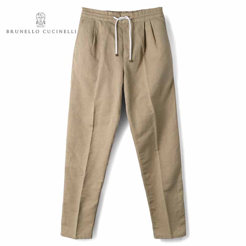 ブルネロクチネリ チノパン スラックス 44サイズ ベージュ ブルネロ
