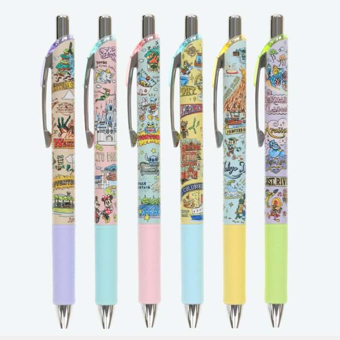 激レア】 東京ディズニーランドボールペン6本セット