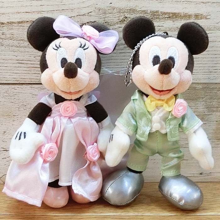 ホワイトミッキーマウス&ミニーマウス＆プルート 東京ディズニーランド