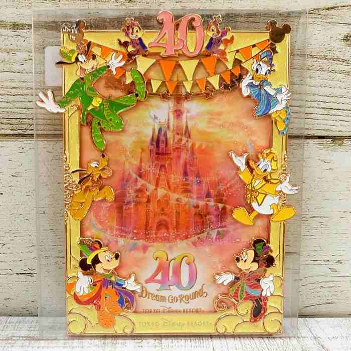 東京ディズニーランド 40周年 フォトフレーム ディズニー40周年フォト